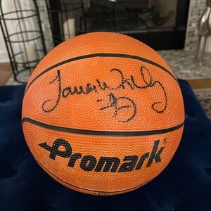 James Worthy signed basketball